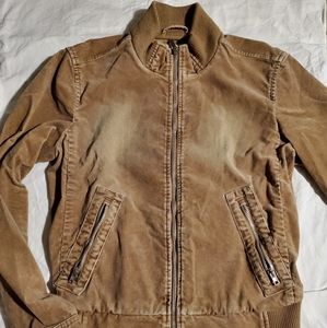 Armani Exchange Corduroy Zip Motocross Jacket